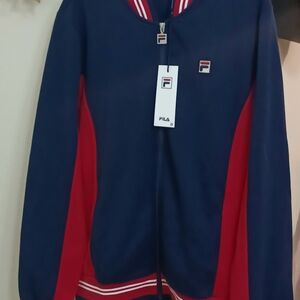 NEW Vintage Fila Settanta Baseball Track Jacket Peacoat